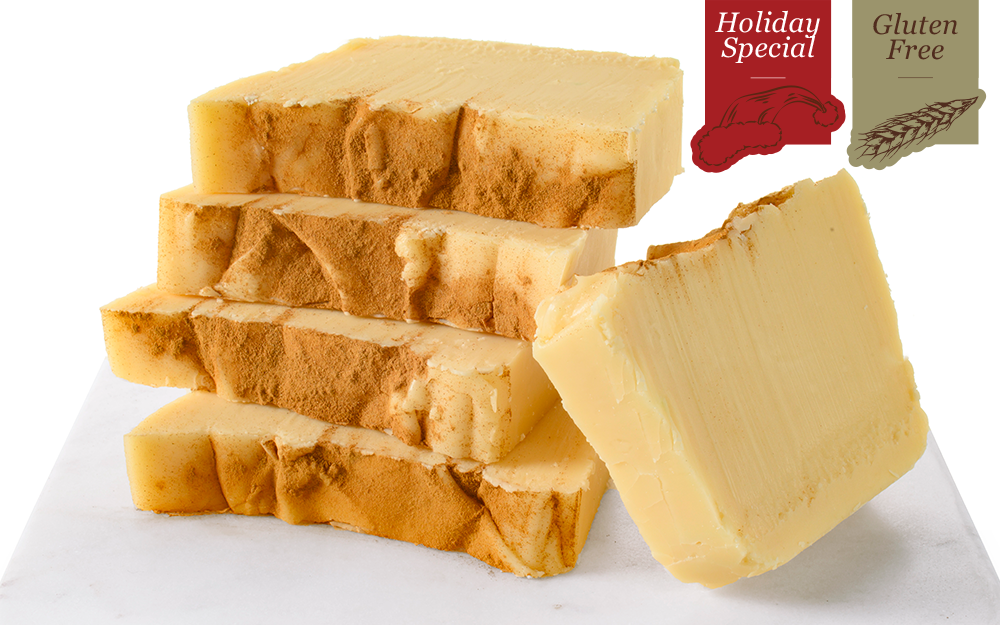 Spiked Eggnog Fudge