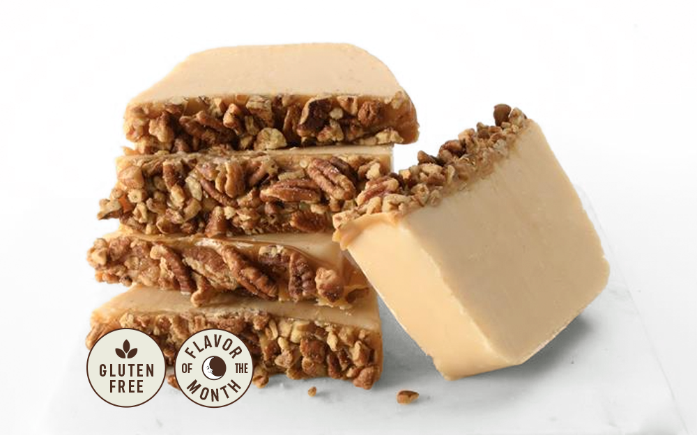 White Pecan Caramel Explosion Fudge