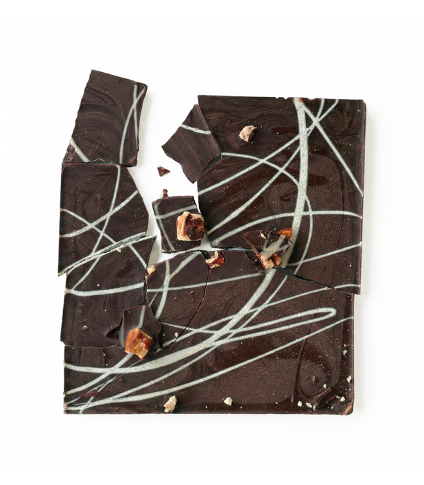 Dark Belgian Chocolate Orange Bourbon Pecan Belgian Bar
