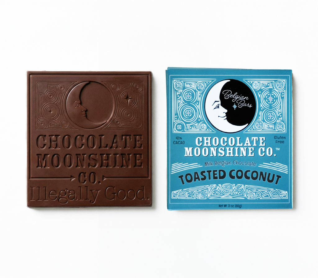Toasted Coconut Belgian Bar — Chocolate Moonshine Co.