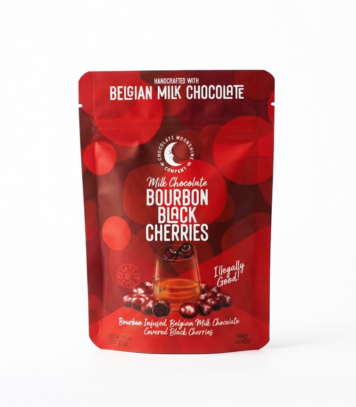Bourbon Black Cherries - Snacking Bag