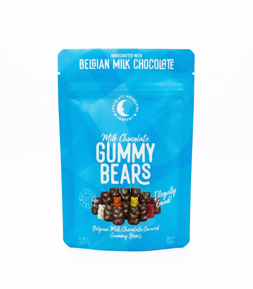 Milk Chocolate Covered Gummy Bears - Snacking Bag
