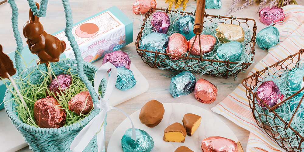 Belgian Chocolate Fudge Egg Sampler