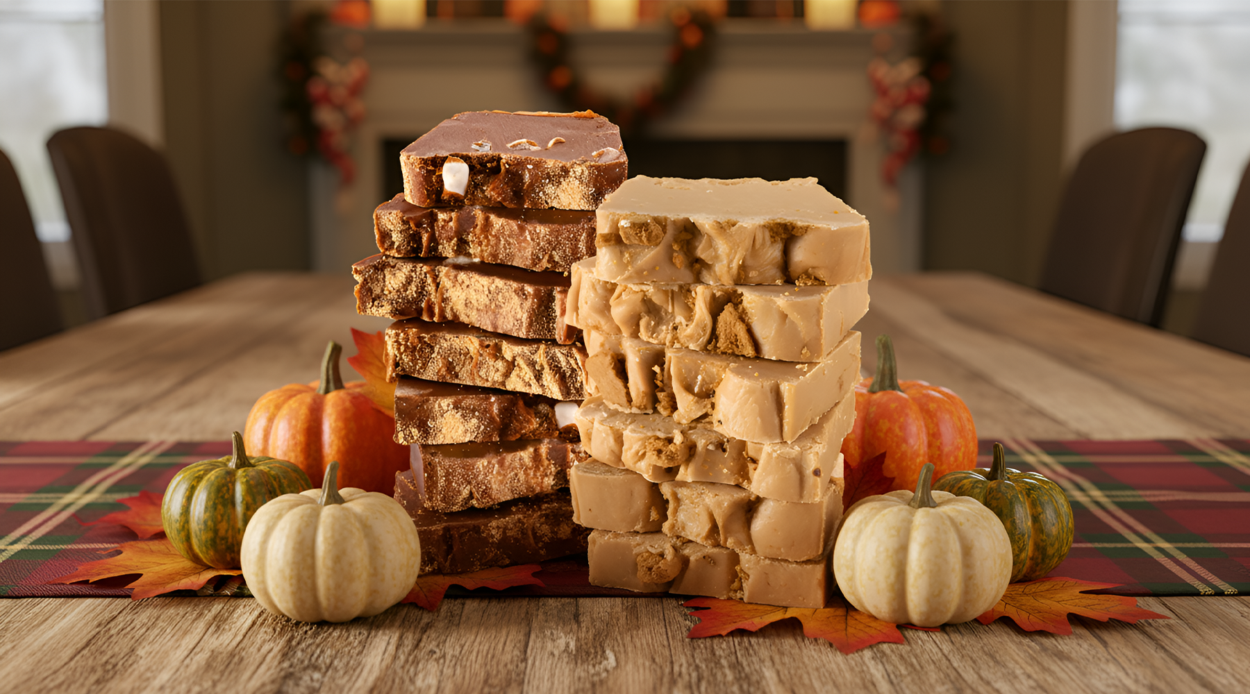 Cozy up with our November Fudge Flavors