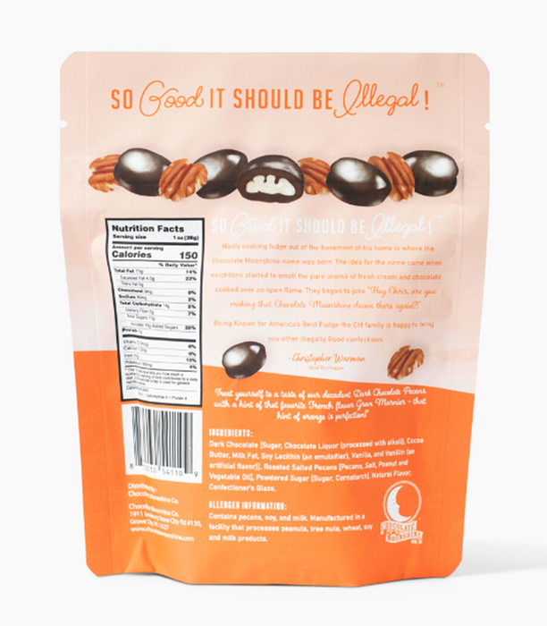 Orange Bourbon Pecans - Snacking Bag