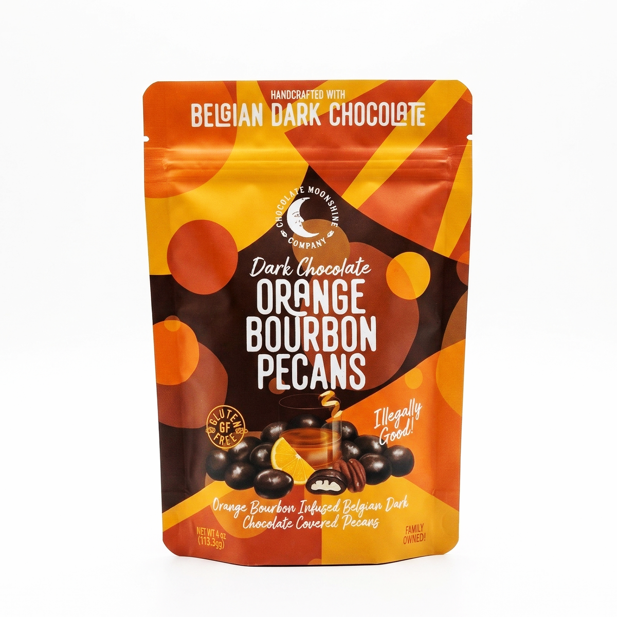 Orange Bourbon Pecans | Confections | Chocolate Moonshine Co.