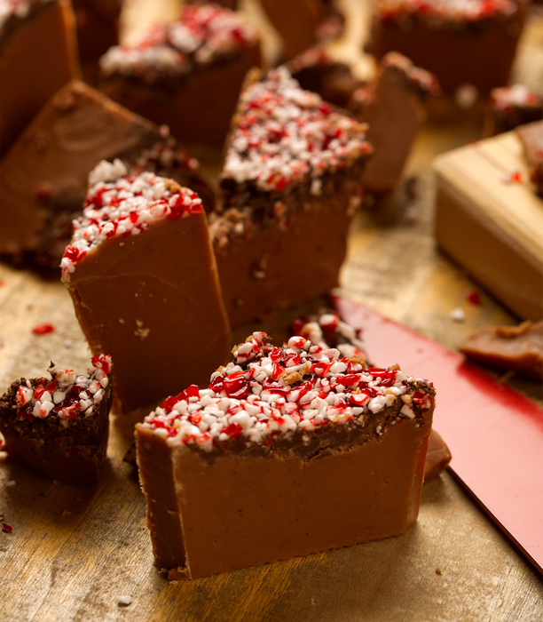 Peppermint Crunch Fudge