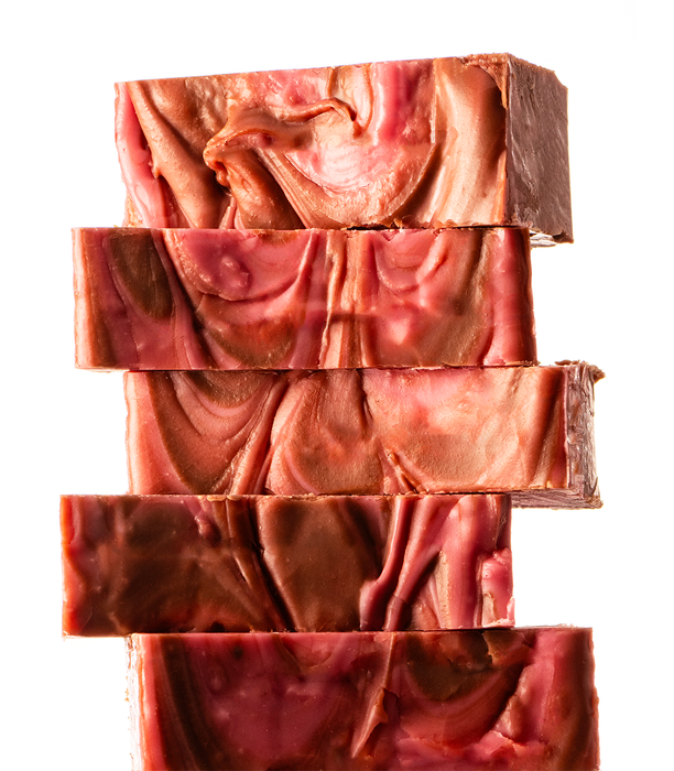 Raspberry Chocolate Truffle Fudge