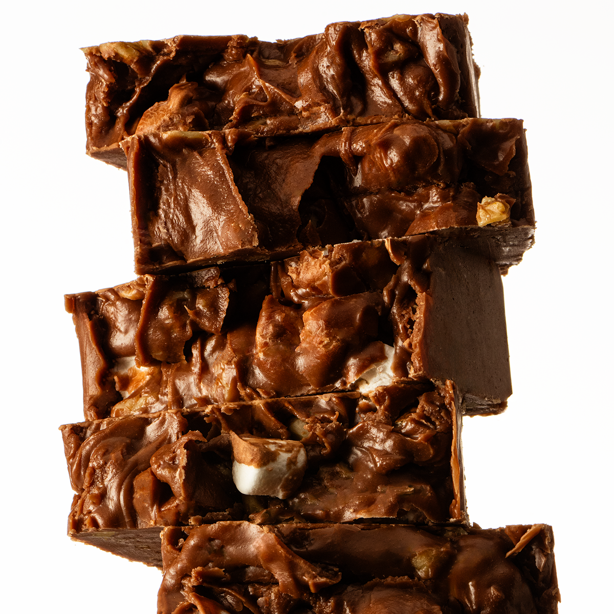 Rocky Road Gourmet Fudge | Chocolate Moonshine Co.