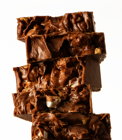Handmade Rocky Road Fudge — Belgian Chocolate | Chocolate