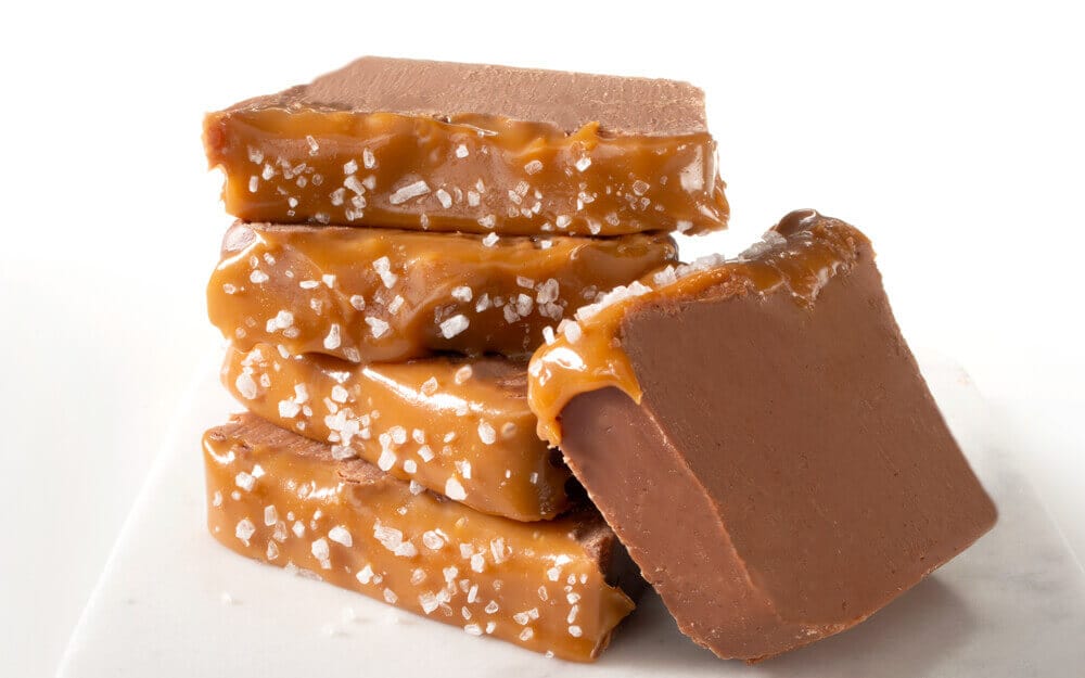 Chocolate Moonshine Fudge Sea Salt Caramel Fudge